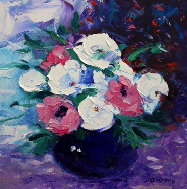 Soft Mixed Blooms in Studio 16x16